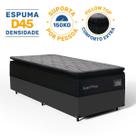 Cama Box com Colchão de Espuma D45 Pillow Top Suport Prime Solteiro 88 cm