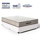 Cama Box com Colchão de Espuma D60 Double Face Force Dream Ortobom Casal 138 cm Cama Box com Colchão de Espuma D60 Double Face Force Dream Ortobom Casal 138 cm