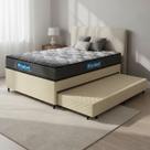 Cama Box com Colchão de Espuma D60 Double Face Guarda Costas Comfort Force Probel Auxiliar de Espuma Unique Solteiro 88 cm Cama Box com Colchão de Espuma D60 Double Face Guarda Costas Comfort Force Probel Auxiliar de Espuma Unique Solteiro 88 cm