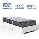 Cama Box com Colchão de Espuma D60 Double Face Guarda Costas Comfort Force Probel Solteiro 88cm