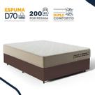 Cama Box com Colchão de Espuma D70 Double Face Ortopédico Double Sense Casal 138cm Cama Box com Colchão de Espuma D70 Double Face Ortopédico Double Sense Casal 138cm