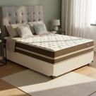 Cama Box com Colchão de Molas Ensacadas Classic Viúva 128 cm