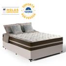 Cama Box com Colchão de Molas Ensacadas Classic Viúva 128 cm