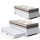 Cama Box com Colchao de Molas Ensacadas DAngelis Classic Auxiliar de Espuma Unique Solteiro 88cm Cama Box com Colchao de Molas Ensacadas DAngelis Classic Auxiliar de Espuma Unique Solteiro 88cm