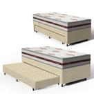 Cama Box com Colchao de Molas Ensacadas DAngelis Classic Auxiliar de Espuma Unique Solteiro 88cm Cama Box com Colchao de Molas Ensacadas DAngelis Classic Auxiliar de Espuma Unique Solteiro 88cm