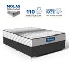 Cama Box com Colchão de Molas Ensacadas Double Face Essence Probel Casal 138cm