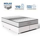 Cama Box com Colchão de Molas Ensacadas Double Face Essence Probel Queen 158 cm