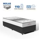Cama Box com Colchão de Molas Ensacadas Double Face Essence Probel Solteiro 88 cm