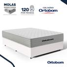 Cama Box com Colchão de Molas Ensacadas Ortobom One Face Plenno Superpocket Casal 138cm