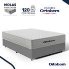 Cama Box com Colchão de Molas Ensacadas Ortobom One Face Plenno Superpocket Casal 138cm