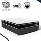 Cama Box com Colchão de Molas Ensacadas Pillow Top Black Spring D70 Casal 138cm Cama Box com Colchão de Molas Ensacadas Pillow Top Black Spring D70 Casal 138cm