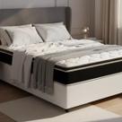 Cama Box com Colchão de Molas Ensacadas Pillow Top Black Spring Topazio Casal 138cm Cama Box com Colchão de Molas Ensacadas Pillow Top Black Spring Topazio Casal 138cm