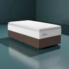 Cama Box com Colchão de Molas Ensacadas Pillow Top Flora Solteiro 88 cm