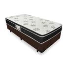 Cama Box com Colchão de Molas Nanolastic Ortobom Physical Solteiro 88cm