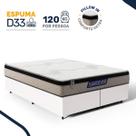 Cama Box com Colchão Gazin de Espuma D33 Pillow In Force MID Queen 158cm Cama Box com Colchão Gazin de Espuma D33 Pillow In Force MID Queen 158cm