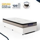 Cama Box com Colchão Gazin de Espuma D33 Pillow In Force MID Solteiro 88cm