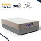 Cama Box com Colchão Gazin de Espuma D60 Double Face Force PLUS Casal 138cm