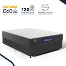 Cama Box com Colchão Gazin de Espuma D60 Double Face Force UP Casal 138cm