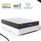 Cama Box com Colchão Gazin de Espuma D60 Double Face Force UP Casal 138cm