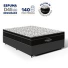 Cama Box Com Colchão Ortobom de Espuma D45 Airtech 150 Casal