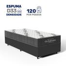 Cama Box Com Colchão Ortobom Espuma D33 Airtech 100 Solteiro