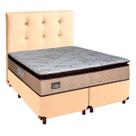 Cama Box Com Colchão Queen Luxe Hellen + Cabeceira Begetiza