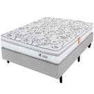 Cama Box com Colchão Queen Ortopédico Firme Espuma D28 158x198cm BF Colchões