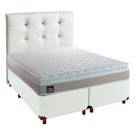 Cama Box Com Colchão Queen Real Hellen + Cabeceira Branco