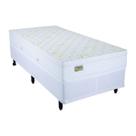 Cama Box com Colchão Solteiro Americano Mola Mega Colchões Nanno Euro - 096x203