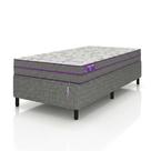 Cama Box com Colchão Solteiro D28 Ortovip 88x188x55 Firme Smartz