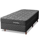 Cama Box com Colchão Solteiro Ortopédico Espuma D45 Extra Firme 88x188x51cm BF Colchões Cama Box com Colchão Solteiro Ortopédico Espuma D45 Extra Firme 88x188x51cm BF Colchões