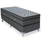 Cama Box com Orthotel Luxo Solteiro Molas Superlastic Ortobom