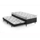 Cama Box Conjugada Solteiro D-28 com Auxiliar 188cm X 88cm X 58cm Elite Colchões Sensor