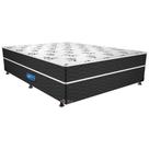 Cama Box Conjugado Casal: Colchão Molas Prolastic ProDormir Springs Pillow Black ( 138x188x41) Probel