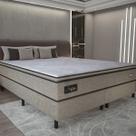 Cama Box Conjugado King com Colchão (193x67x203) Safira Gazin CR35347