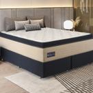 Cama Box Conjugado King com Colchão (193x78x203) Royal Blue Gazin CR35301