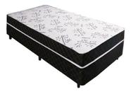 Cama Box Conjugado Ortopédico Solteiro Branco Bamboo 78 X 188 X 40