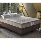 Cama Box Conjugado Queen Com Colchão 158x59x198 Macau Gazin Cr35361 Marrom