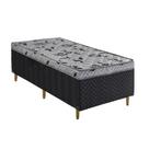 Cama Box Conjugado Solteiro Colchão 5cm 188x88x47