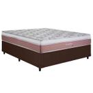 Cama Box CRC Casal +Colchão Molas Bonnel Coimbra Herval 138x188