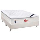 Cama Box CRC Casal + Colchão Molas Pocket Castor Vitagel SLX 138x188