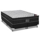 Cama Box CRC King +Colchão Molas Super Pocket Airtech Ortobom 193x203