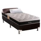 Cama Box CRC Solteiro +Colchão Molas Bonnel Marselha Herval 88x188