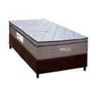 Cama Box CRC Solteiro +Colchão Molas Ensacadas c/Massagem Aplause Paropas -
