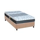 Cama Box CRC Solteiro +Colchão Molas Master Pocket System Class Castor 88