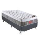 Cama Box CRC Solteiro + Colchão Molas Pocket Castor Light Plush 88