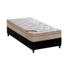 Cama Box CRC Solteiro + Colchão Molas Pocket Castor Revolution 88