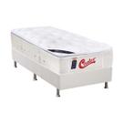 Cama Box CRC Solteiro + Colchão Molas Pocket Castor Vitagel SLX 88