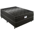 Cama Box de Casal Gazin Perola Negra e molas pocket ensacadas individualmente com espuma D33 altura de 71 cm largura de 138 cm Preto
