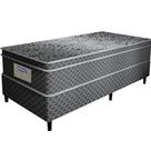 Cama Box de Solteiro Gazin Perola Negra e molas pocket ensacadas individualmente com espuma D33 altura de 71 cm largura de 88 cm Preto Cama Box de Solteiro Gazin Perola Negra e molas pocket ensacadas individualmente com espuma D33 altura de 71 cm largura de 88 cm Preto